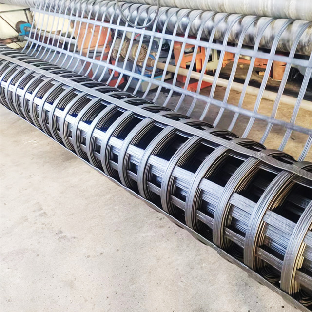 Professional 300KN HDPE Geogrid For Retaining Wall